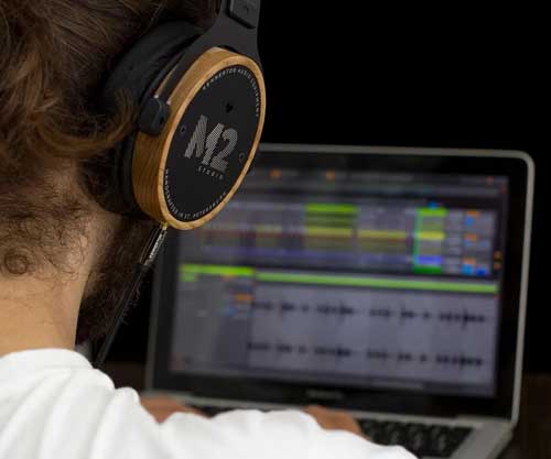 Kennerton M12s headphones used in a studio