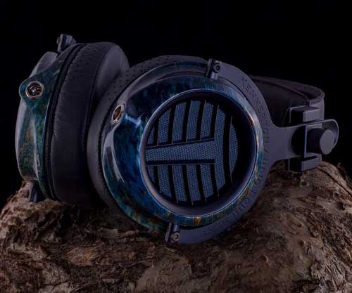 Kennerton Thror Headphones made of stablized wood